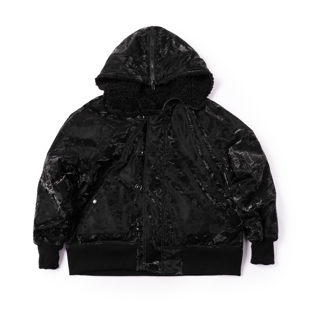 Fried Rice NYC Reversible Utility Coat | Unisex | Zip Hood | Sherpa - Picture 4 of 16